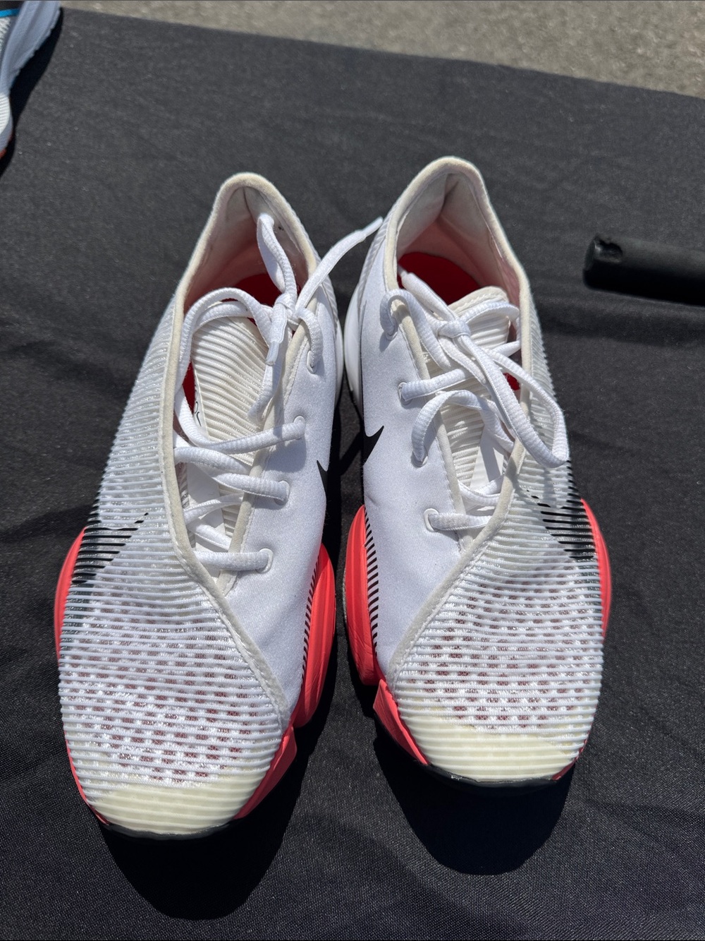 Nike White Black Red Womens Athletic Shoes